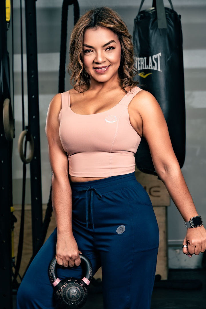 Elevate Open-Back Crop Top