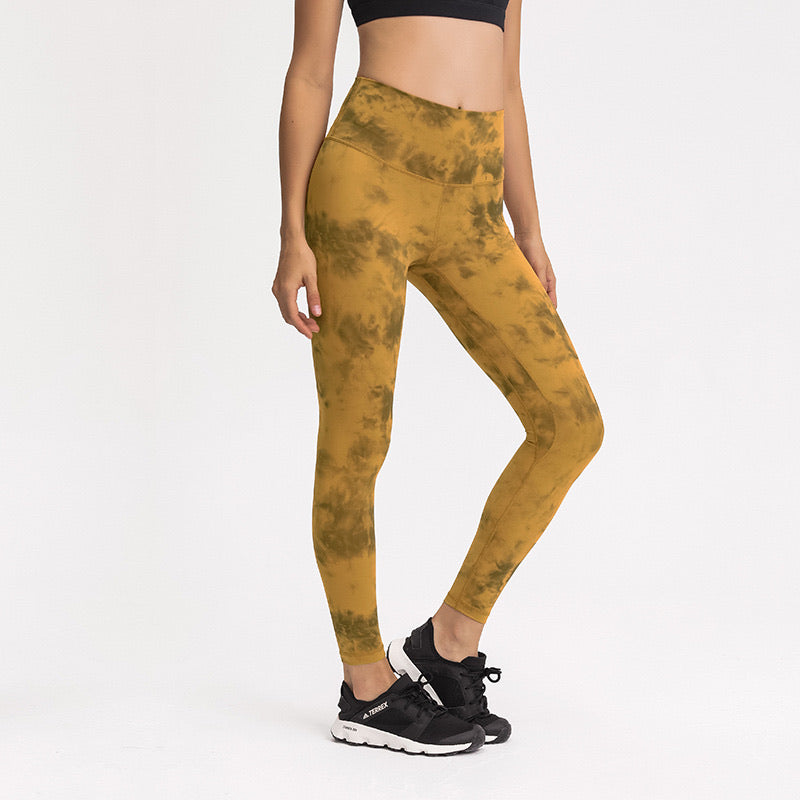 MUSTARD TRAINING LEGGINGS