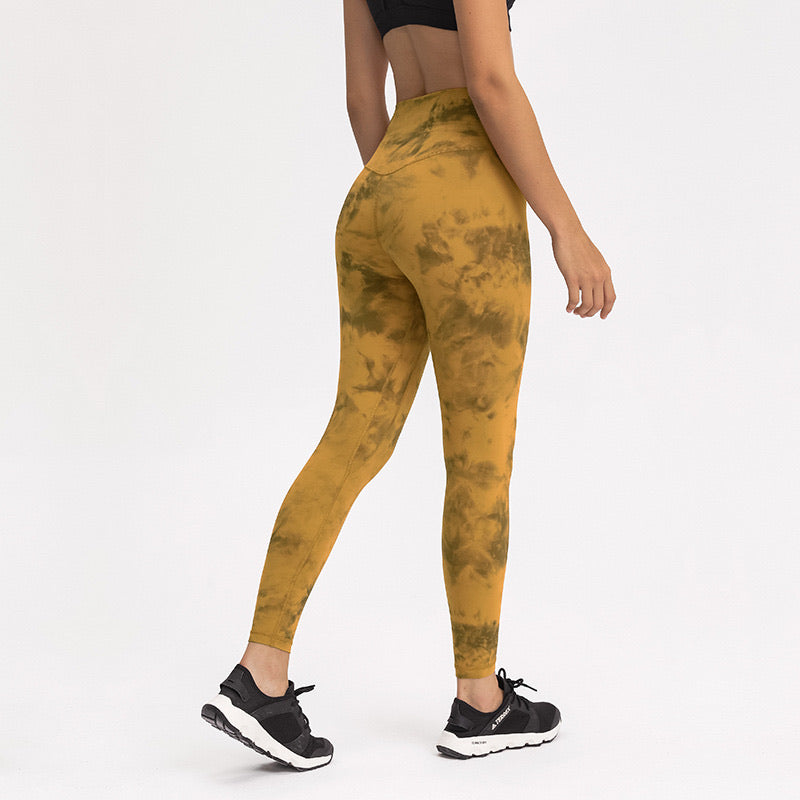 MUSTARD TRAINING LEGGINGS