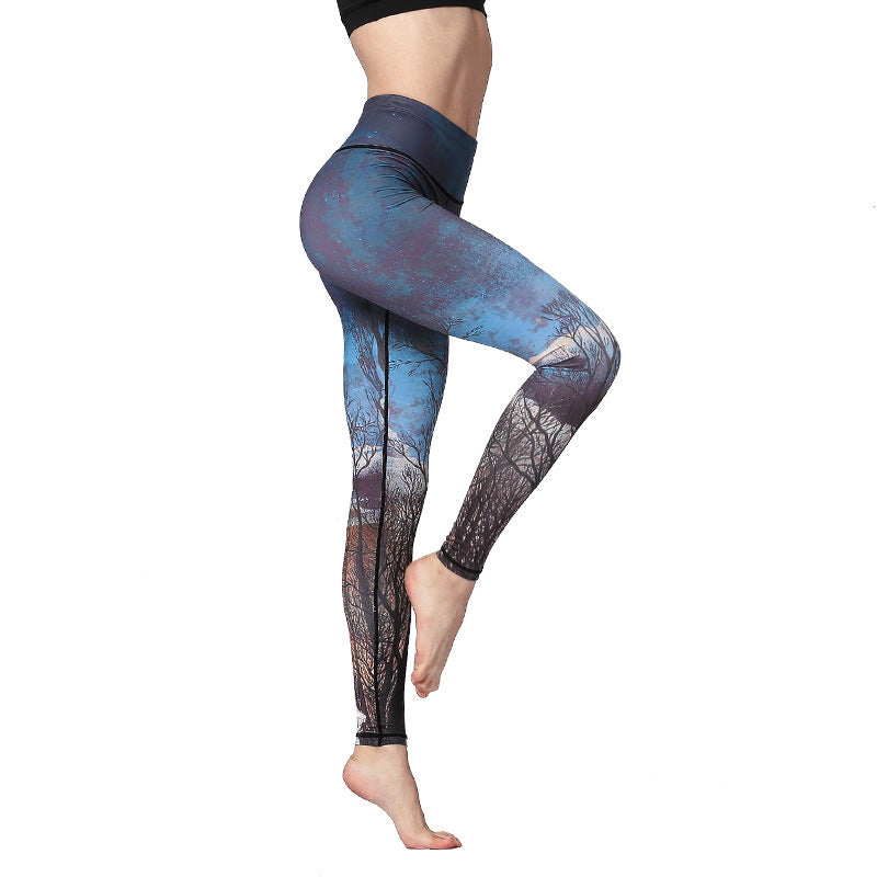 Abstract Printed Leggings