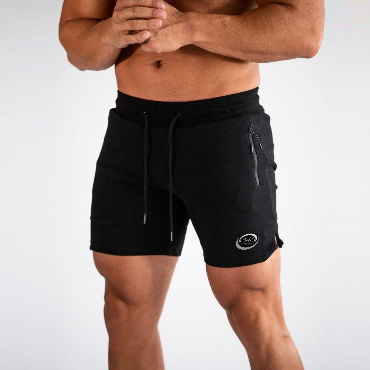 Men’s Solid Gym Workout Shorts