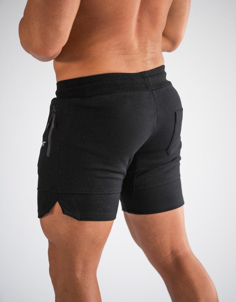 Men’s Solid Gym Workout Shorts